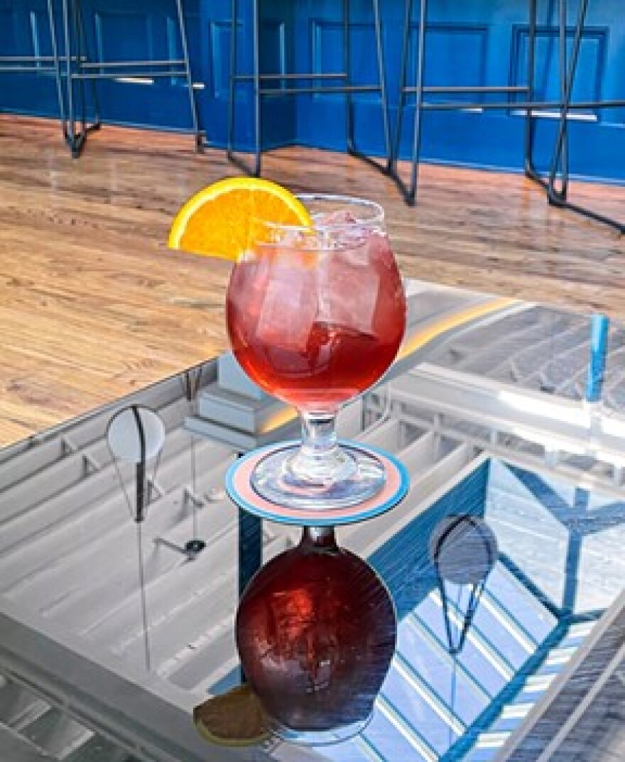 Velvet Belly's signature sangria, the Garden Party.