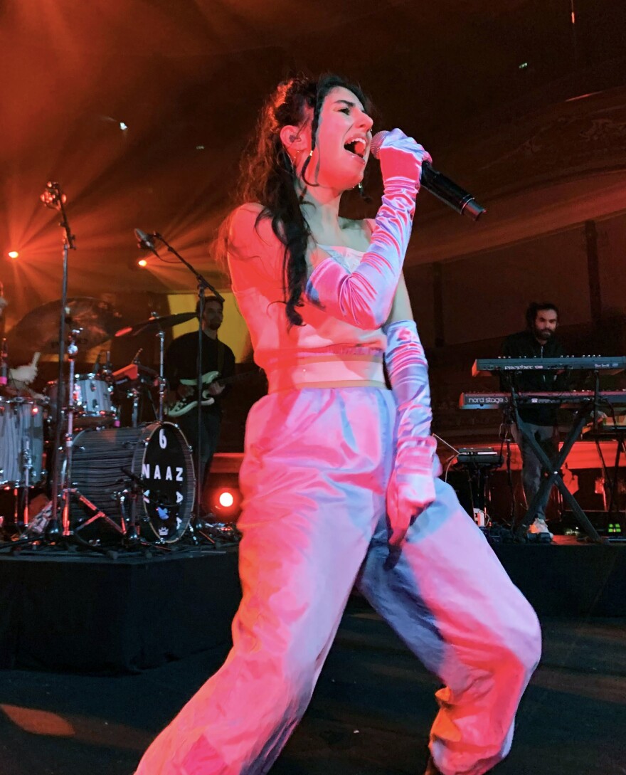 Naaz performs at the Eurosonic festival in the Netherlands.