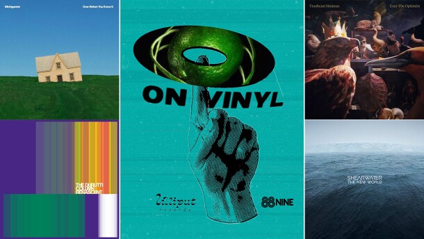 Album releases for July 31 come from (clockwise from top left) Michigander, Trashcan Sinatras, Shearwater and The Durutti Column.