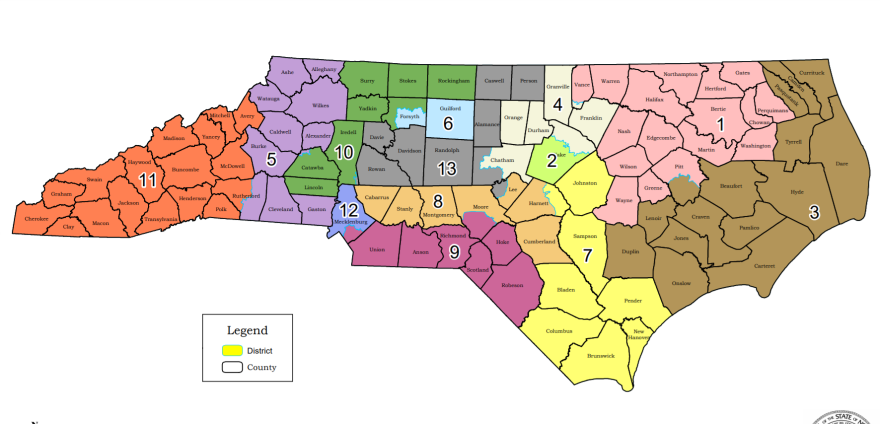  North Carolina will get a 14th congressional seat for the 2022 elections.