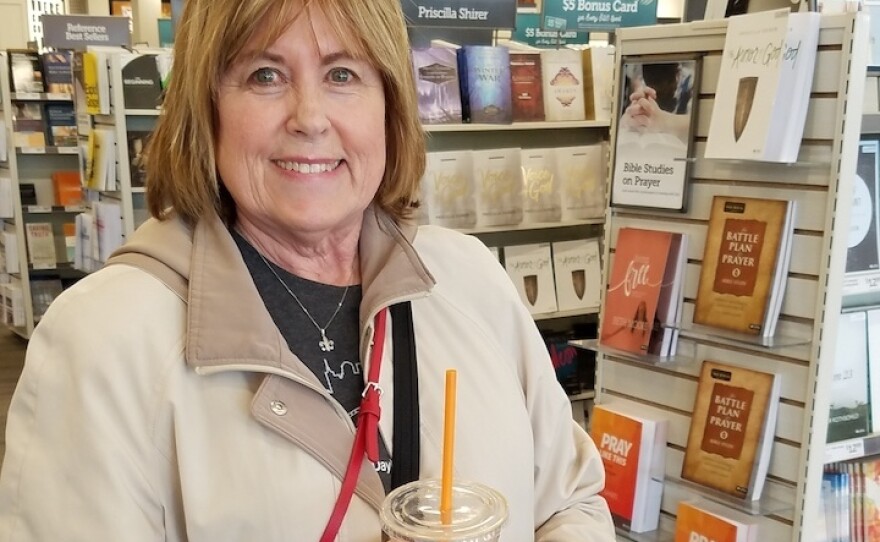 Nashville resident Susan Oaks says she frequently spends hours at a time at LifeWay stores, including the company's location in Cool Springs, Tenn.