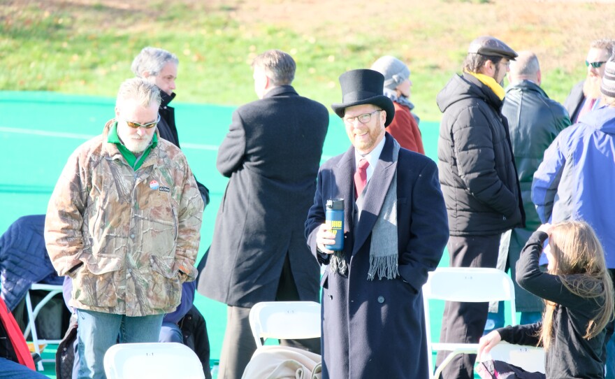 Photo of state rep in a tophat