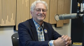 Democratic gubernatorial candidate Tom Begich poses for a photo on July 30, 2026 at the KTOO studios in Juneau.