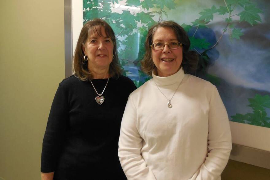 Twins Carol Howlett and Rita Brown are part of a trial study to map the brain.