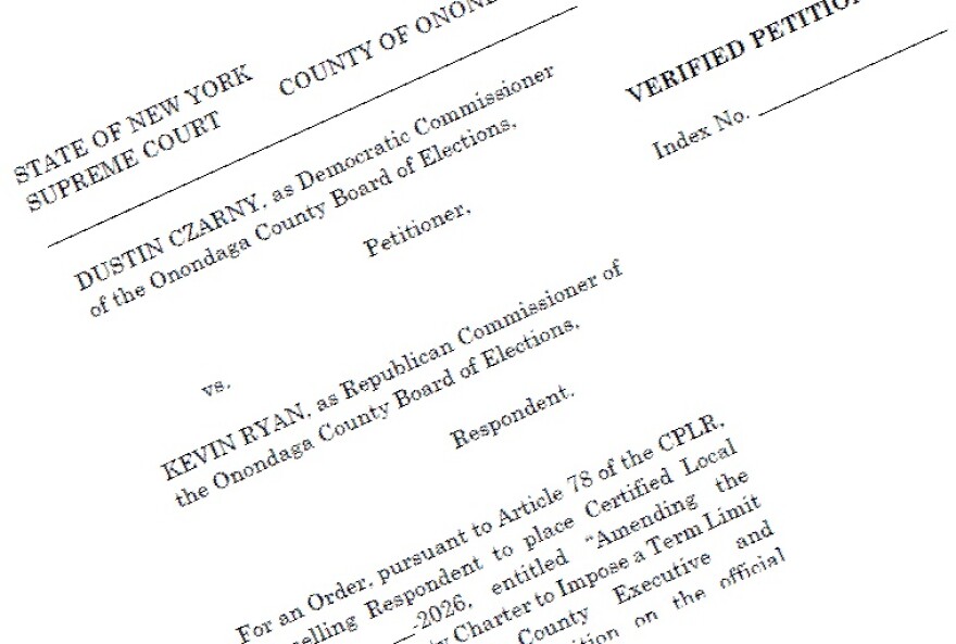 Democratic Elections Commissioner Dustin Czarny's lawsuit against Republican Commissioner Kevin Ryan