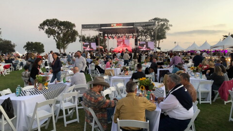 People at the 2025 One805Live! fundraiser in Summerland.