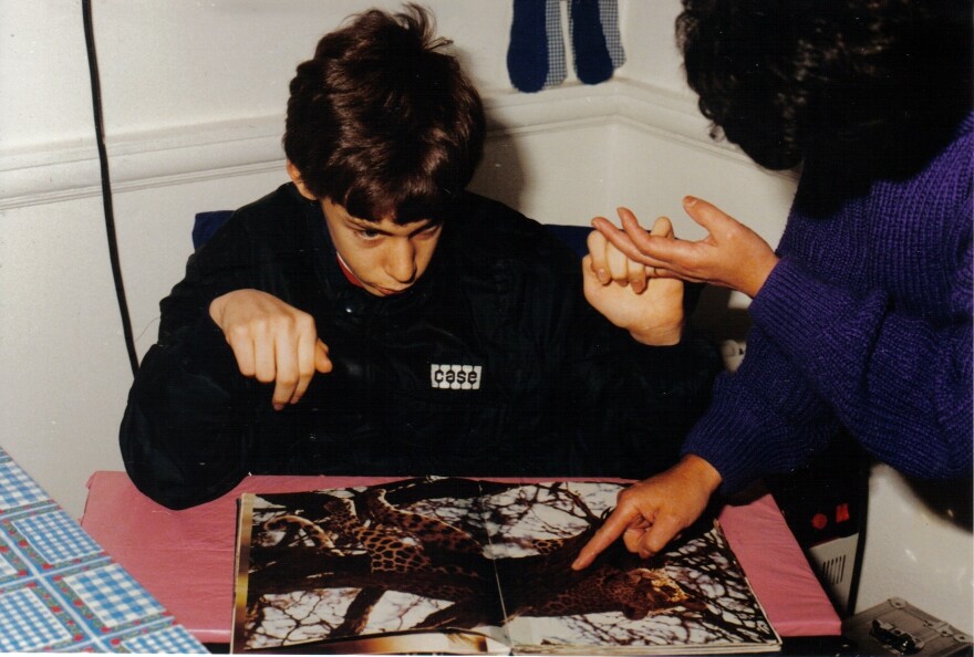 Martin at the day care center.