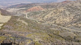 Thousands of acres of ranchland compose the East Hoytsville Range (above), a few miles up Spring Canyon Road from the unincorporated northern Summit County community of Hoytsville.