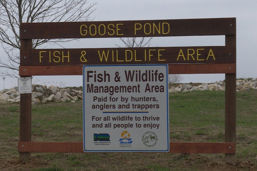 Goose Pond Fish & Wildlife area to get new exhibits. (WTIU/WFIU Staff)