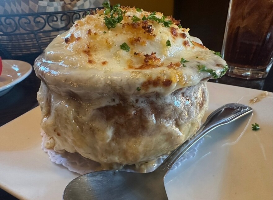 The Lager Haus in Tafton opened in September 2025, serving french onion soup, cheesesteaks and more.