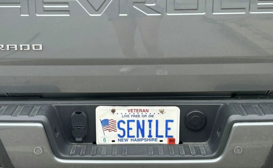 Vanity plates are all over New Hampshire.