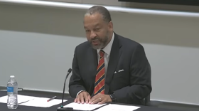 Attorney Rob Harrington during his City Council interview last week.