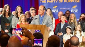 Republican Mike Braun delivers winning speech at Indiana GOP election night watch party.
