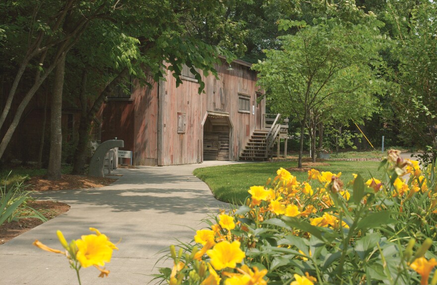 Barn exterior at the Hemingway-Pfeiffer Museum and Educational Center in Piggott