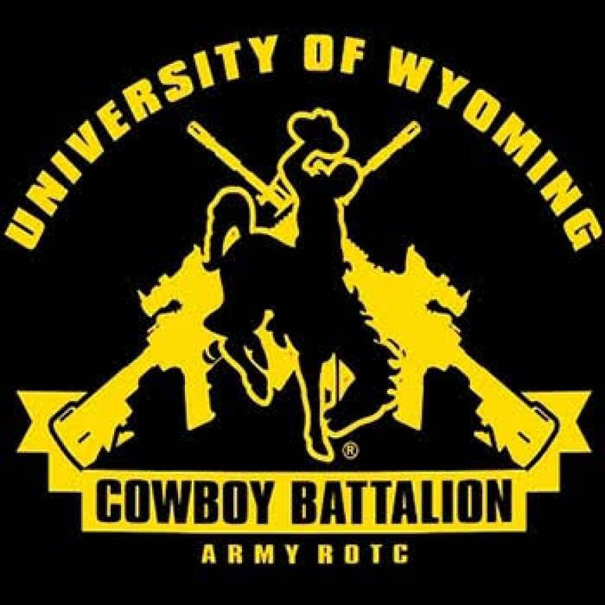 The logo for the University of Wyoming Army ROTC.