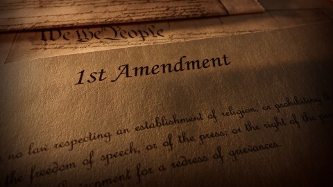 First Amendment of the US Constitution text