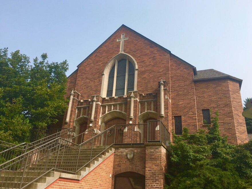 Saint Ursula's Parish held Saturday mass for the first time since the release of the state Attorney General's grand jury report alleging sexual abuse of minors.