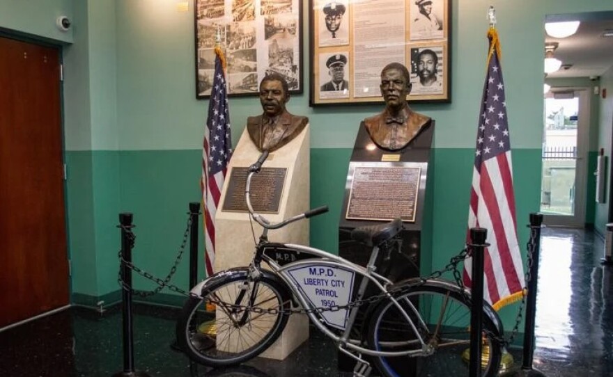 Black officers had no headquarters, cars, or radios and could not carry guns during the Jim Crow era.