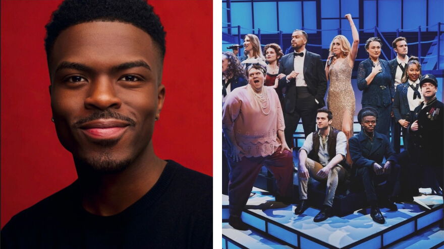 Terrence Williams Jr. and the off-Broadway cast of “Titaníque the Musical.”