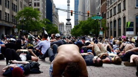 Hundreds gathered in downtown Indianapolis to protest racial injustices. And though health issues aren’t a focus of street protests –some experts say they contribute to the unrest.