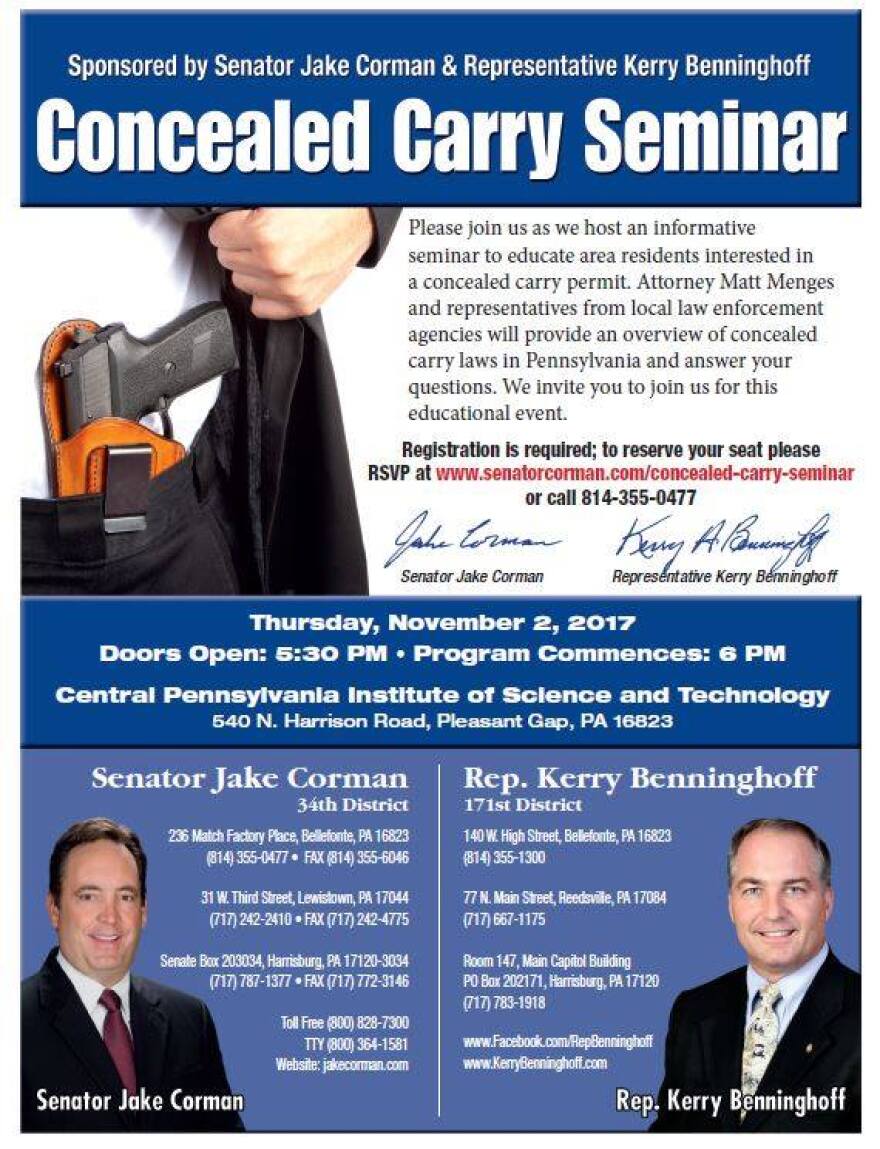 Concealed Carry flier