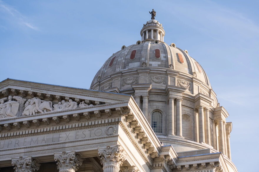  The Missouri State Capitol building in Jefferson City.