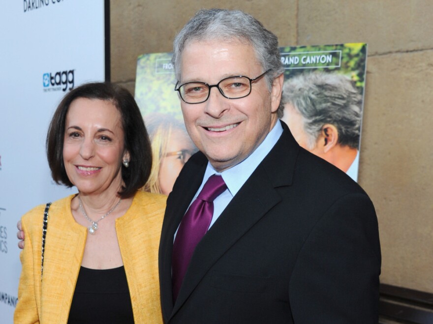 Meg Kasdan and Lawrence Kasdan attend the Los Angeles premiere of <em>Darling Companion</em> at the Egyptian Theatre on April 17.