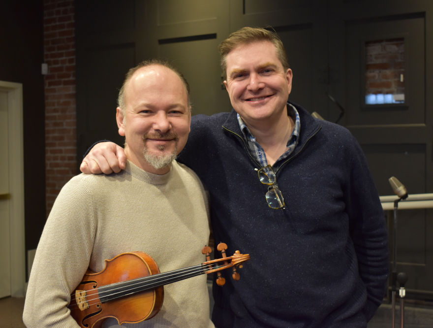 Mateusz Wolski and James Lowe (L–R) in the SPR performance space