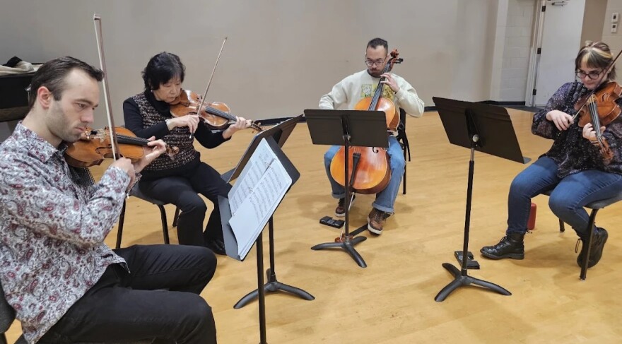 UCF's School of Performing Arts' Pegasus String Quartet practices at the UCF Rehearsal Hall ahead of a concert at 2 p.m. this Friday, November 21. The show is free for all to attend and will be at the College of Medicine’s Lewis Auditorium. They’re scheduled to play again at 7 p.m. April 9, at the Doctor Phillips Center for the Performing Arts, for UCF Celebrates The Arts.