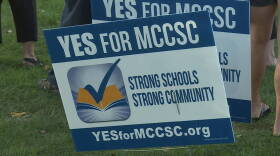 Eight school districts posed 10 different referenda questions on ballots around the state, asking voters to increase property taxes to help fund local schools.