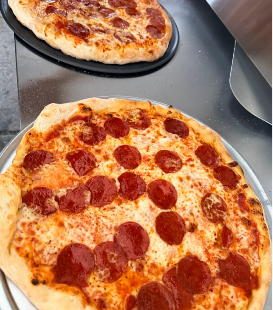 Pizzas made by Chef Janet Zapata at the Pizza Fest Challenge in Montreal on Oct. 26, 2026.