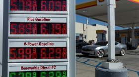 Gas prices at a station in Northridge on March 9, 2026. Gas prices have recently increased in the state as the U.S. war with Iran intensifies.