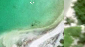 Satellite image of the Taraia Object