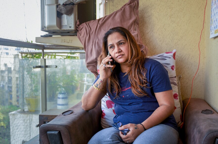 Aditi Dhulap, 49, worked for the German manufacturing company Siemens until a family crisis forced her to give up her job and take on the role of caregiver. She lives in Bandra East, a suburb of Mumbai, India.