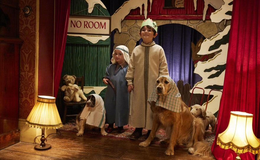 Rosie and Jimmy Herriot share a tender moment in Season 6 of All Creatures Great and Small.