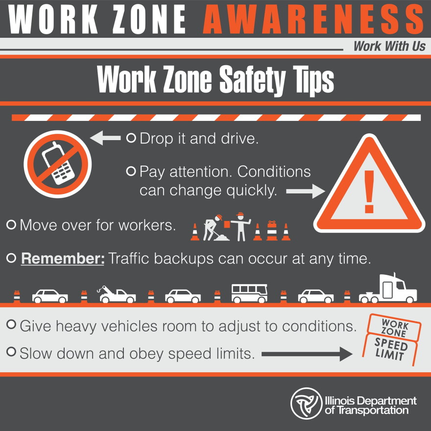 Example Of Work Zone Illinois Observes National Work Zone Awareness Week With Tips For ...