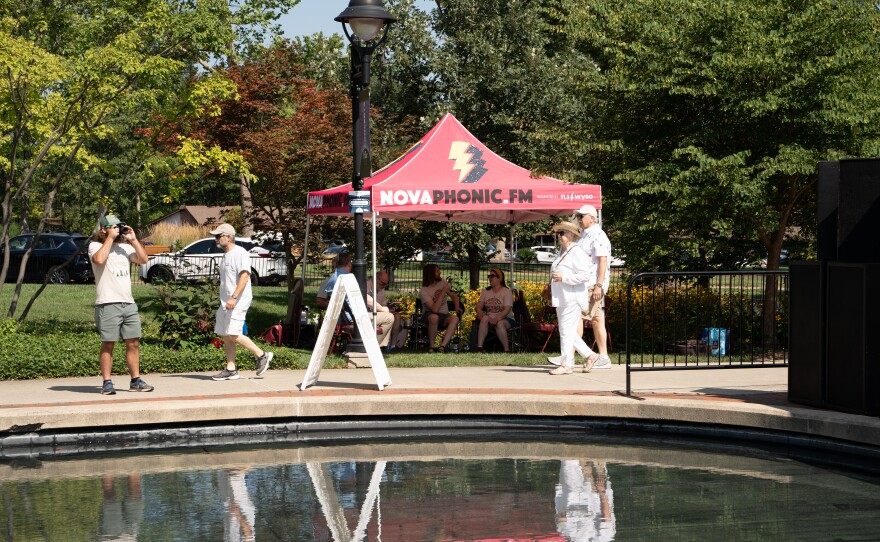 Attendees at Art on the Commons on Sunday, August 10, 2025.