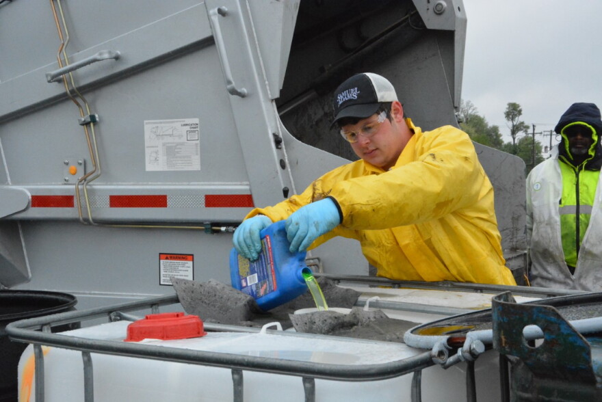 A previous waste collection event.