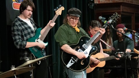 Shiny Shiny Black performs on the Wild Rose Moon Radio Hour
