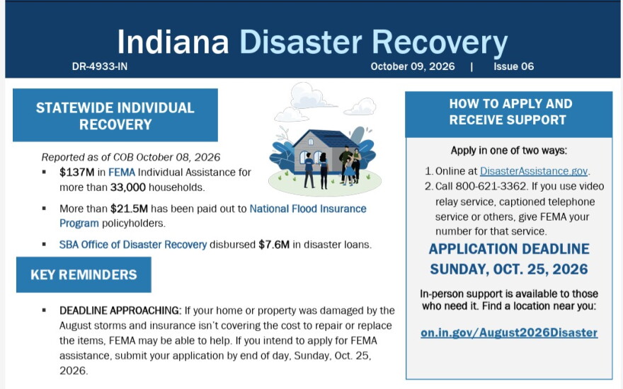 An informational flier for FEMA disaster assistance