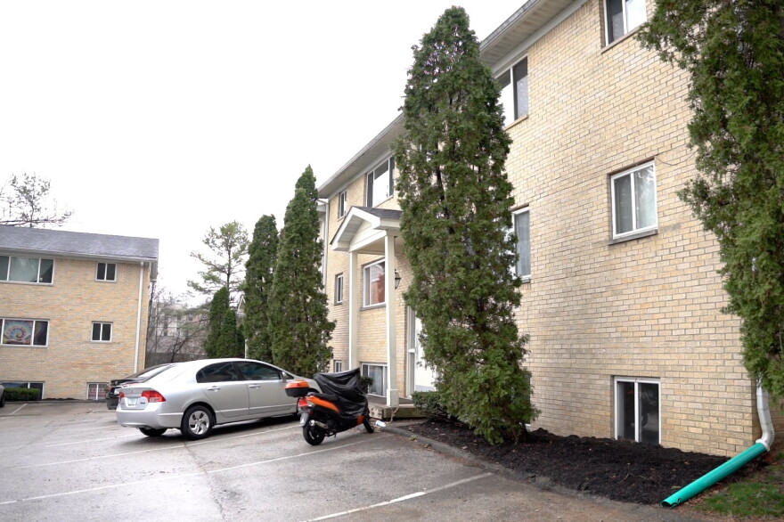 Northcrest Apartments in the 1400 block of N. Woodburn Ave.