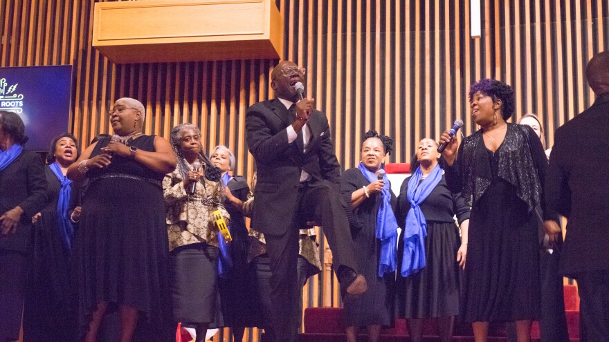The Gospel Roots concert finale.