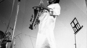 Albert Ayler performing under a geodesic dome on July 25, 1970. <em>Revelations</em> contains the full recordings from the saxophonist's two-night stint at Fondation Maeght outside Nice, France.
