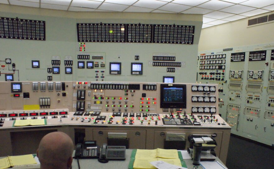 A supervisor oversees the control room operating crew. Operators are licensed by the Nuclear Regulatory Commission to operate the Palisades plant. It would take three years of training to get licensed to work a control room in a different nuclear plant.