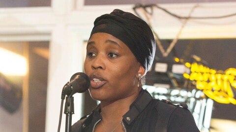 Elizabeth Brown atStorySlam: Generations, September 2018.