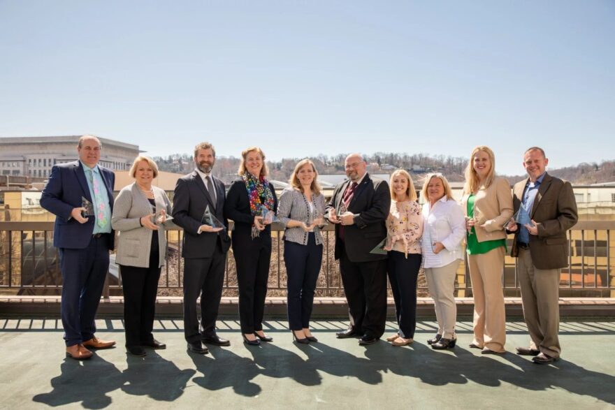 PROACT Executive Director Micheal Haney (center right) with other recipients of the Innovation Now Awards in West Virginia