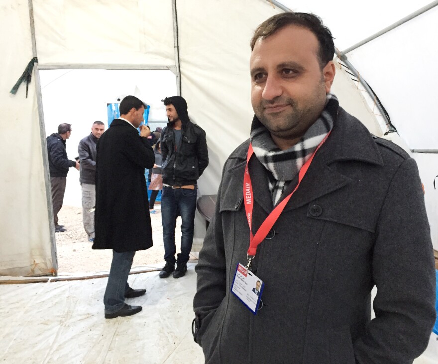 Dr. Haji Aziz Essa, a Yazidi doctor, is the only physician at a tent camp for some 24,000 Yazidis near the northern Iraqi city of Dohuk. The Yazidis fled this summer as the Islamic State attacked their ancestral home in Sinjar.