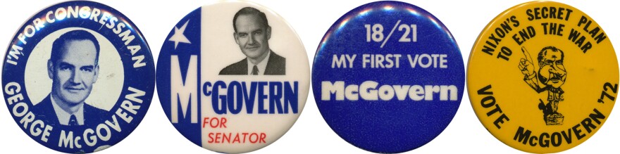 McGovern was elected to the House in 1956, the Senate in 1962, and was the Dem prez nominee in 1972.