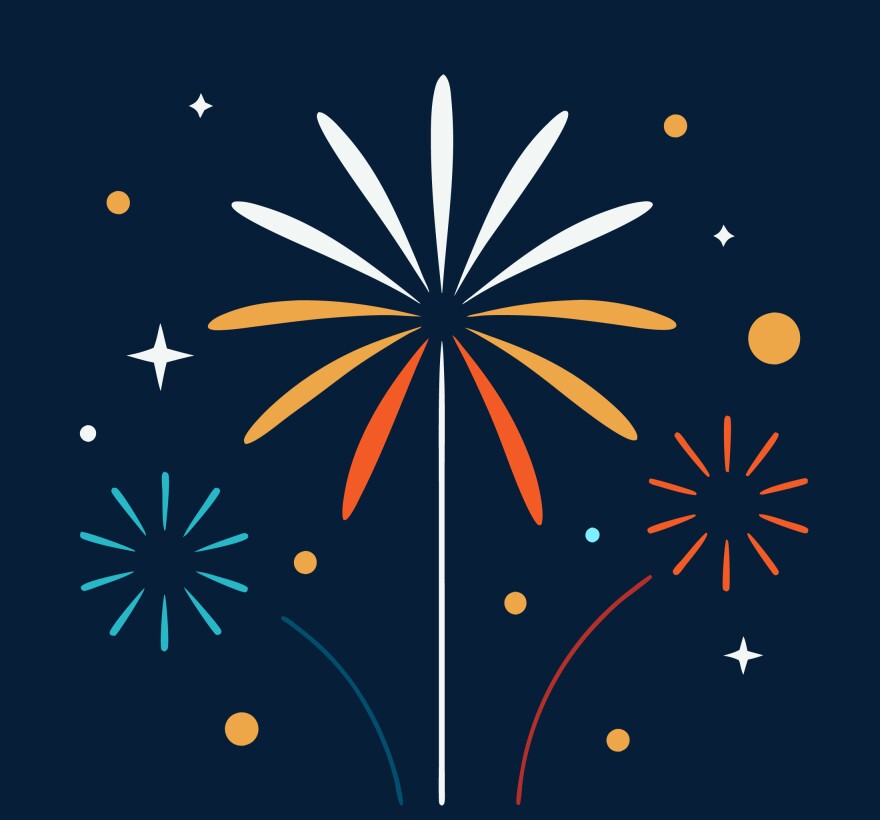 fireworks illustration