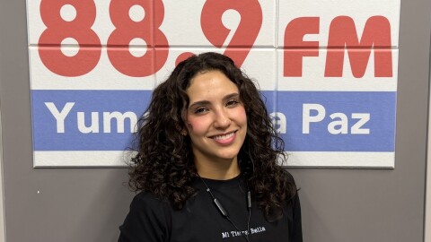 Lina Hernandez is a student at Arizona Western College in Yuma from Medellin, Colombia. She said friends back home are dealing with damage following Monday's 7.4-magnitude earthquake.